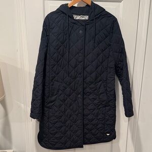 Weekend Max Mara Navy Quilted Puffer Jacket